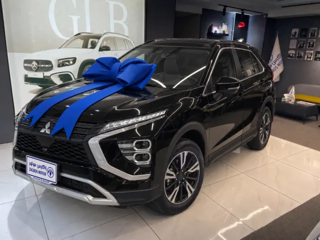Black SUV with a Blue Bow — زاگرس موتور